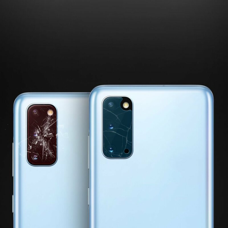 [Pachet 3x] Folie Sticla Camera Samsung Galaxy S20 5G Ringke Invisible Defender Rear Tempered - Clear