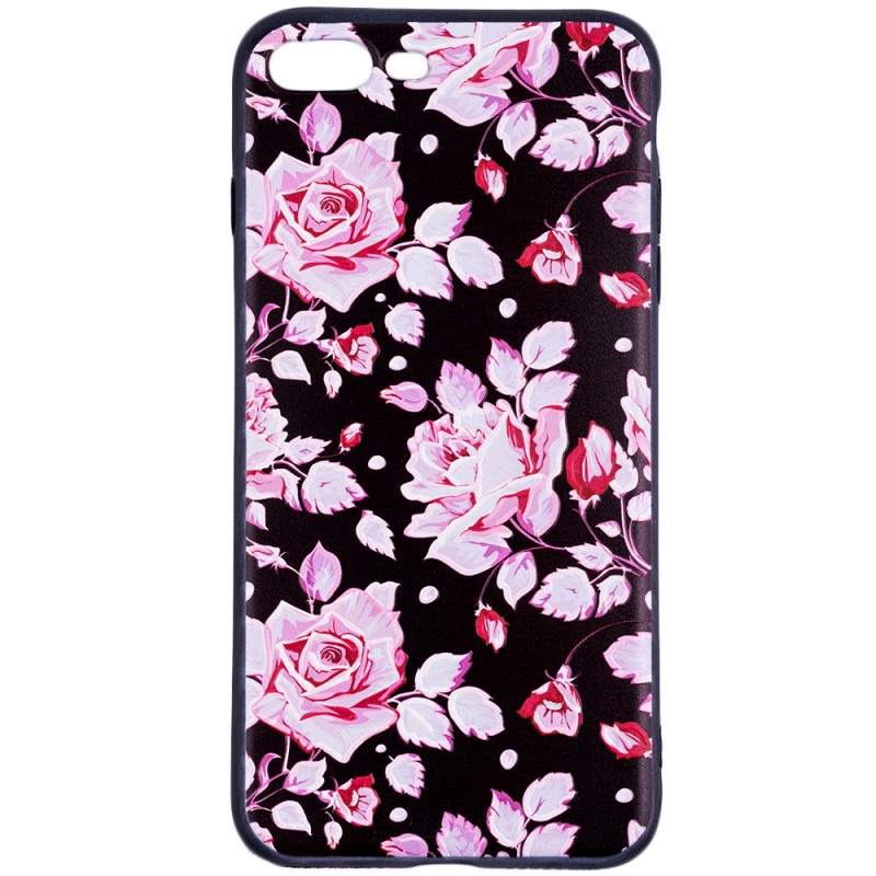 Husa iPhone 7 Plus TPU - Pink Roses