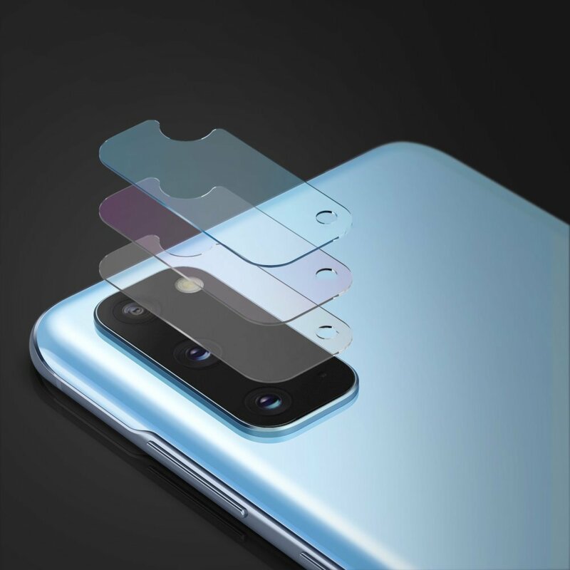 [Pachet 3x] Folie Sticla Camera Samsung Galaxy S20 5G Ringke Invisible Defender Rear Tempered - Clear