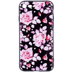 Husa iPhone 7 TPU - Pink Roses