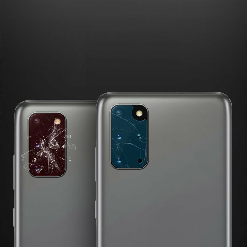 [Pachet 3x] Folie Sticla Camera Samsung Galaxy S20 Plus 5G Ringke Invisible Defender Rear Tempered - Clear