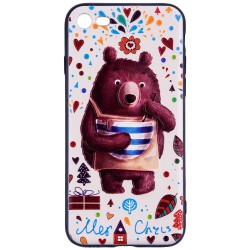 Husa iPhone 7 TPU - Happy Bear