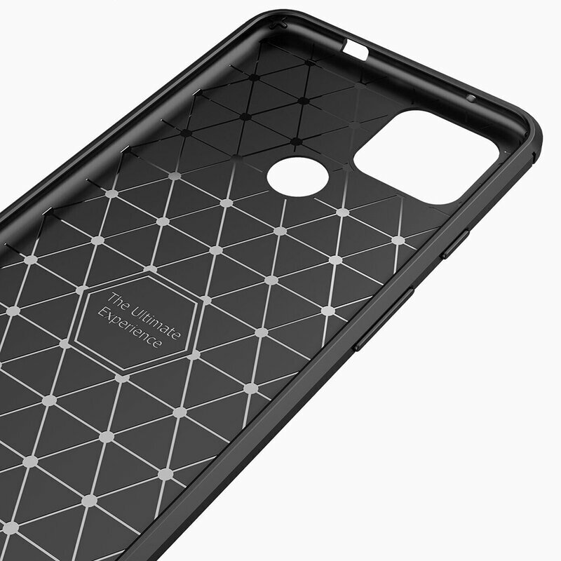 Husa Google Pixel 4a 5G Techsuit Carbon Silicone, negru