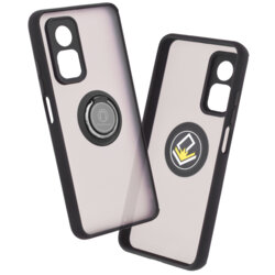 Husa Xiaomi Mi 10T Pro 5G Techsuit Glinth Cu Inel Suport Stand Magnetic - Negru