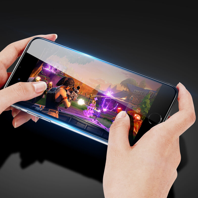 Folie Sticla iPhone 8 Dux Ducis Tempered Glass - Negru