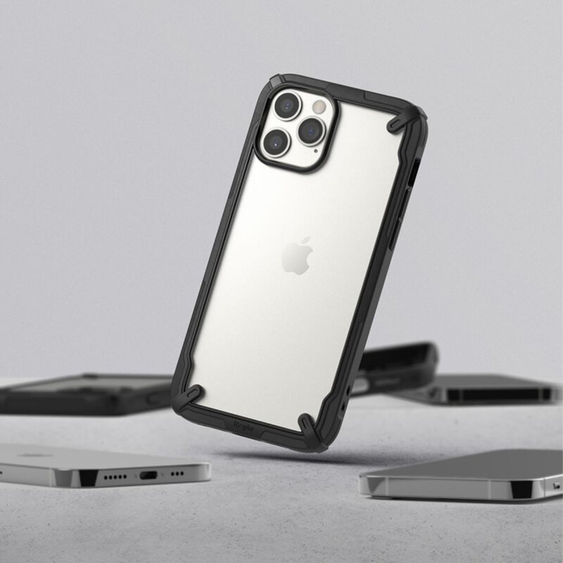 Husa iPhone 12 Pro Ringke Fusion X - Black