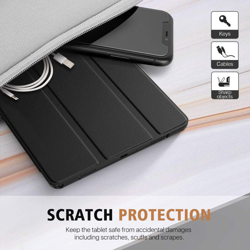 Husa Samsung Galaxy Tab A7 10.4 (2022) Techsuit FoldPro, negru