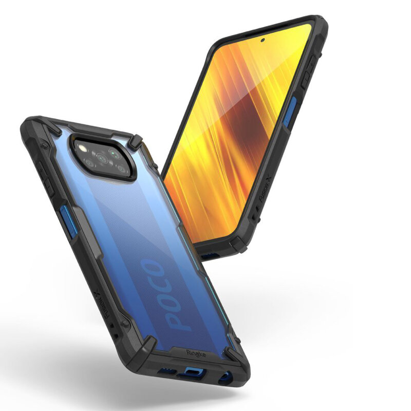 Husa Xiaomi Poco X3 NFC Ringke Fusion X - Black