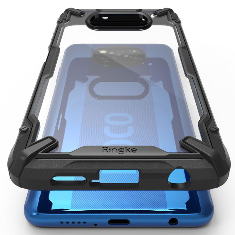 Husa Xiaomi Poco X3 NFC Ringke Fusion X - Black