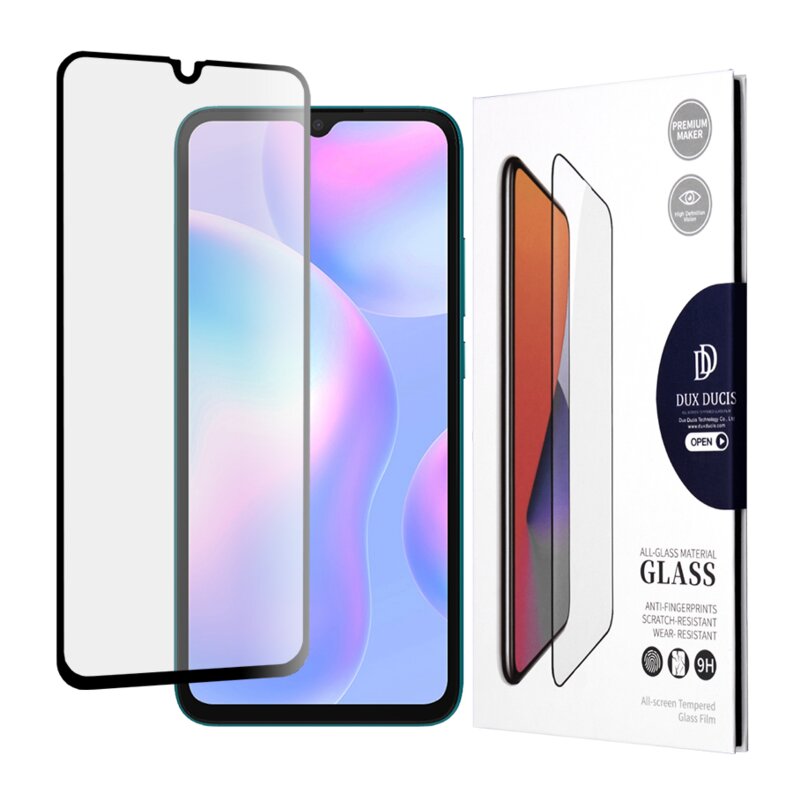 Folie sticla Xiaomi Redmi 9AT Dux Ducis Tempered Glass, negru