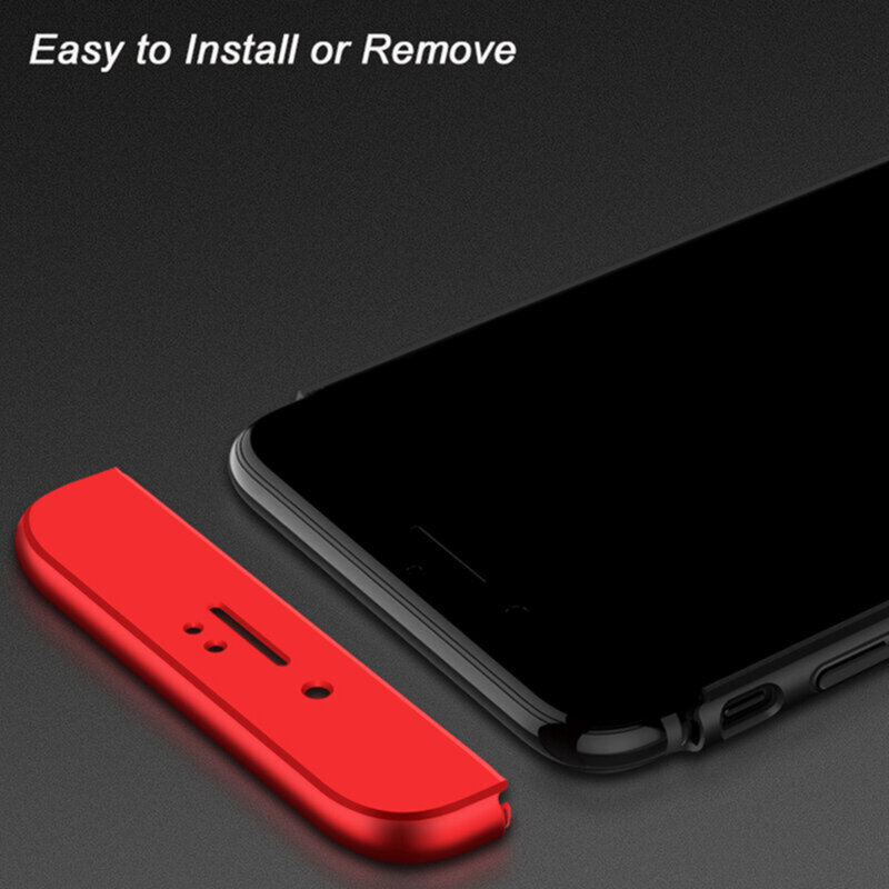 [Pachet 360°] Husa + folie iPhone SE 3, SE 2022 GKK Original, negru