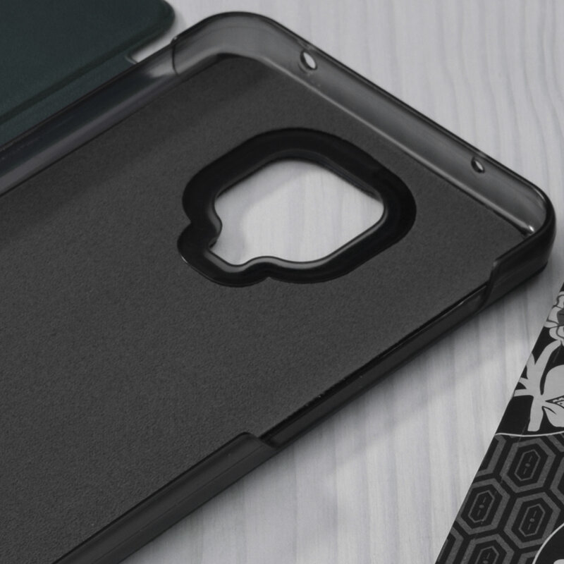 Husa Xiaomi Redmi Note 9 Pro Max Eco Leather View Flip Tip Carte - Verde