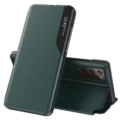 Husa Samsung Galaxy S20 FE 5G Eco Leather View Flip Tip Carte - Verde
