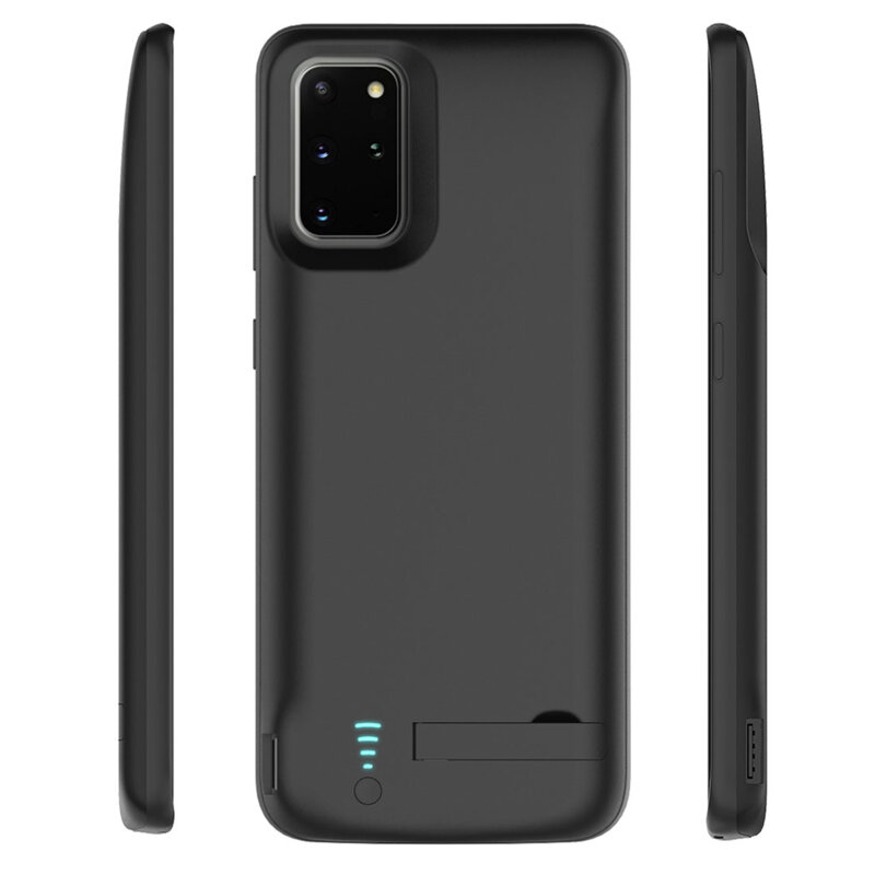 Husa cu baterie Samsung Galaxy S20 Plus 5G Techsuit Power Pro, 6000mAh, negru