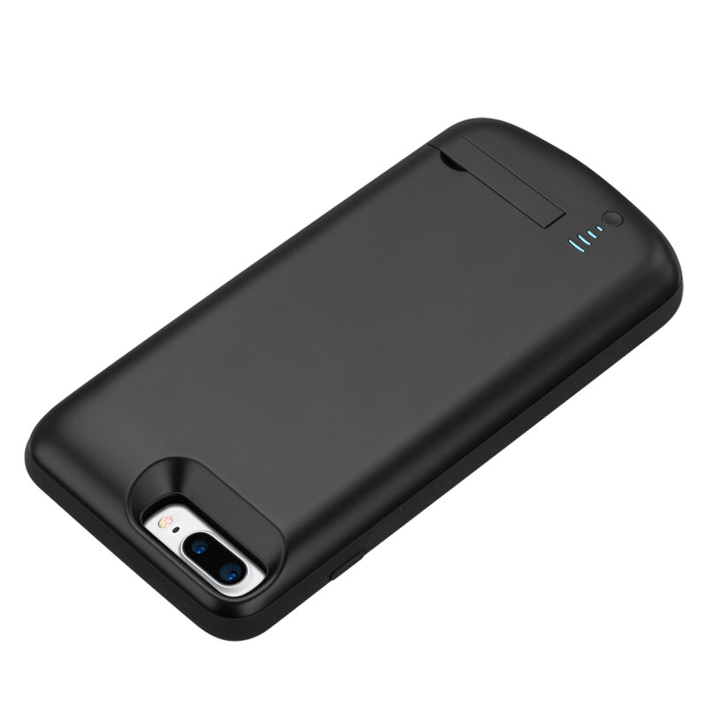 Husa cu baterie iPhone 8 Plus Techsuit Power Pro, 6000mAh, negru