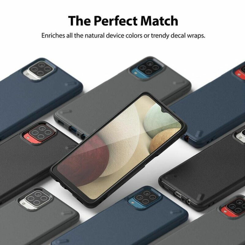 Husa Samsung Galaxy A12 Nacho Ringke Onyx - Negru