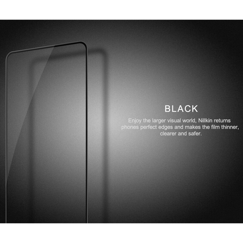 Folie sticla Xiaomi Redmi Note 9 Pro Max Nillkin Amazing CP+PRO, Negru