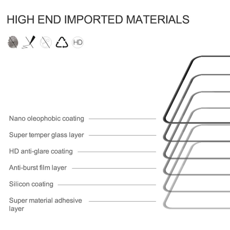 Folie sticla Xiaomi Redmi Note 9 Pro Max Nillkin Amazing CP+PRO, Negru