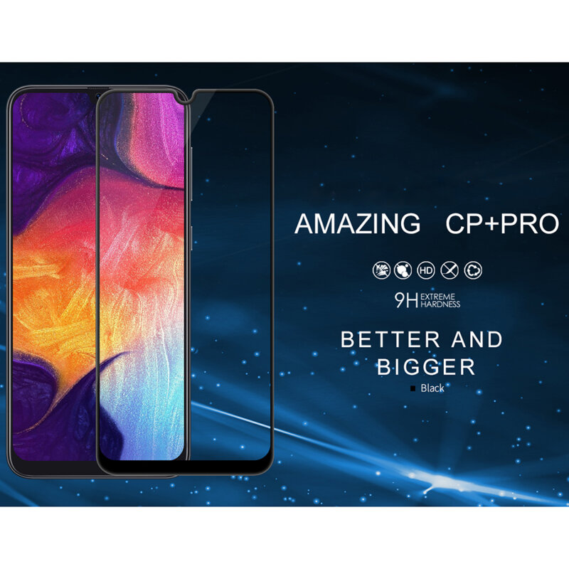 Folie sticla Samsung Galaxy M30s Nillkin Amazing CP+PRO, Negru