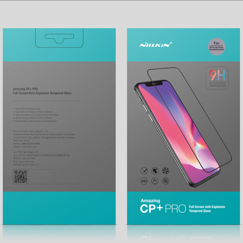 Folie sticla Samsung Galaxy M30s Nillkin Amazing CP+PRO, Negru
