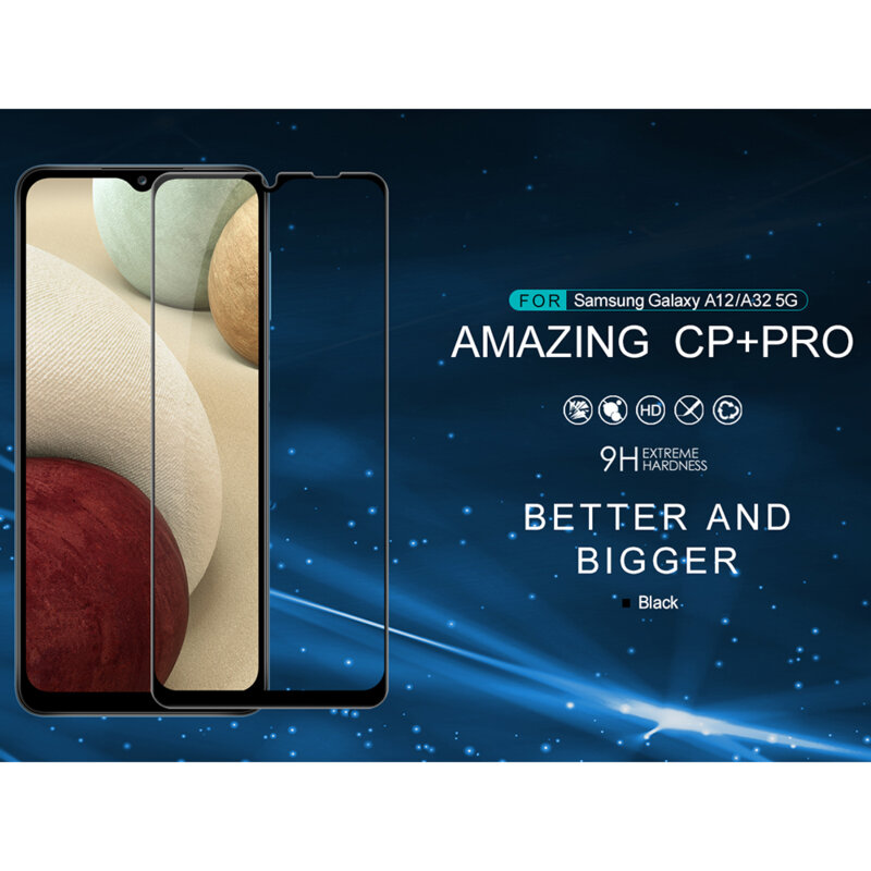 Folie sticla Samsung Galaxy A32 5G Nillkin Amazing CP+PRO, Negru