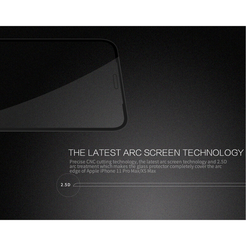 Folie sticla iPhone XS Max Nillkin Amazing CP+PRO, Negru