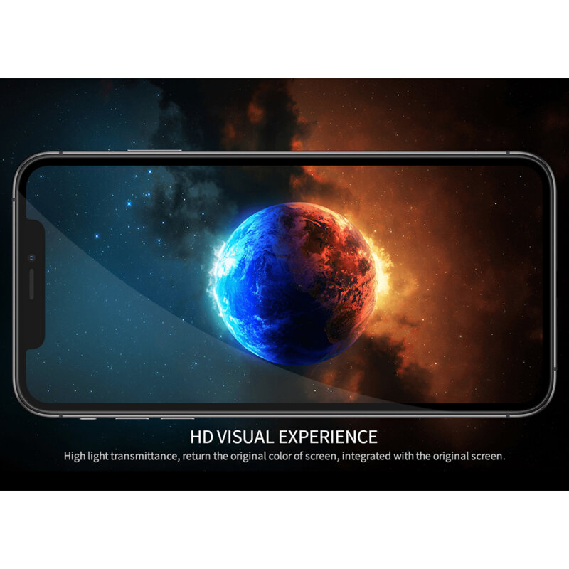 Folie sticla iPhone XS Max Nillkin Amazing CP+PRO, Negru