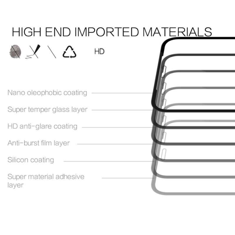 Folie sticla iPhone XS Max Nillkin Amazing CP+PRO, Negru