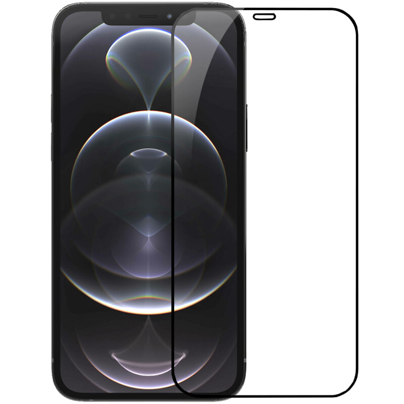 Folie sticla iPhone 12 Pro Nillkin Amazing CP+PRO, Negru