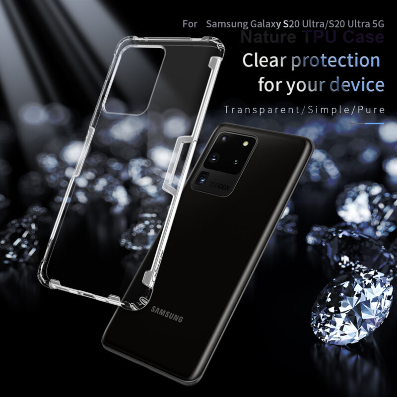 Husa Samsung Galaxy S20 Ultra 5G Nillkin Nature, transparenta
