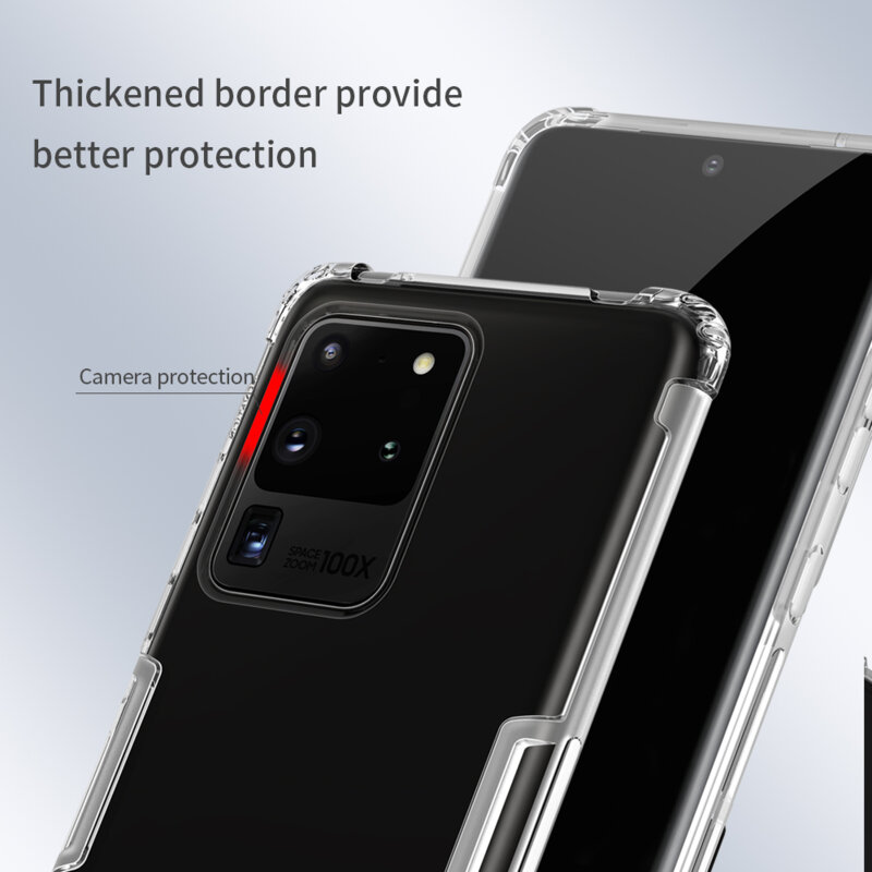 Husa Samsung Galaxy S20 Ultra 5G Nillkin Nature, transparenta