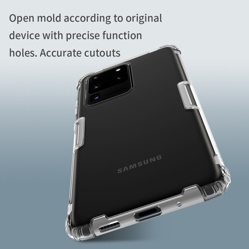 Husa Samsung Galaxy S20 Ultra 5G Nillkin Nature, transparenta