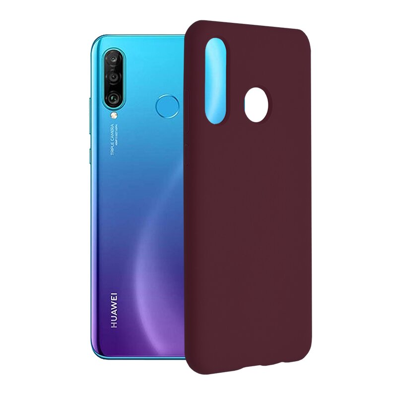 Husa Huawei P30 Lite New Edition Techsuit Soft Edge Silicone, violet
