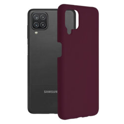 Husa Samsung Galaxy A12 Nacho Techsuit Soft Edge Silicone, violet