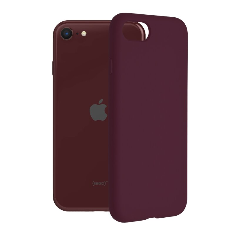 Husa iPhone SE 3, SE 2022 Techsuit Soft Edge Silicone, violet