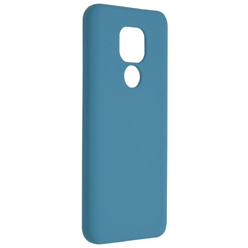 Husa Motorola Moto E7 Plus Techsuit Soft Edge Silicone, albastru