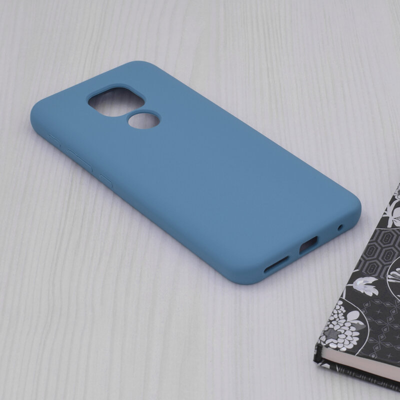 Husa Motorola Moto E7 Plus Techsuit Soft Edge Silicone, albastru