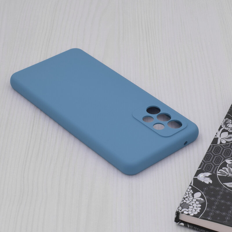 Husa Samsung Galaxy A52 5G Techsuit Soft Edge Silicone, albastru