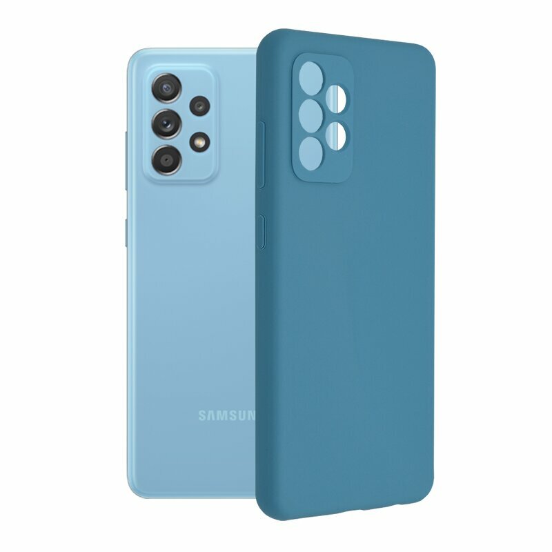 Husa Samsung Galaxy A52s 5G Techsuit Soft Edge Silicone, albastru