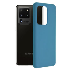 Husa Samsung Galaxy S20 Ultra 5G Techsuit Soft Edge Silicone, albastru
