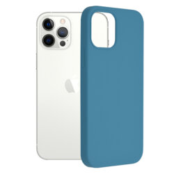 Husa iPhone 12 Pro Techsuit Soft Edge Silicone, albastru