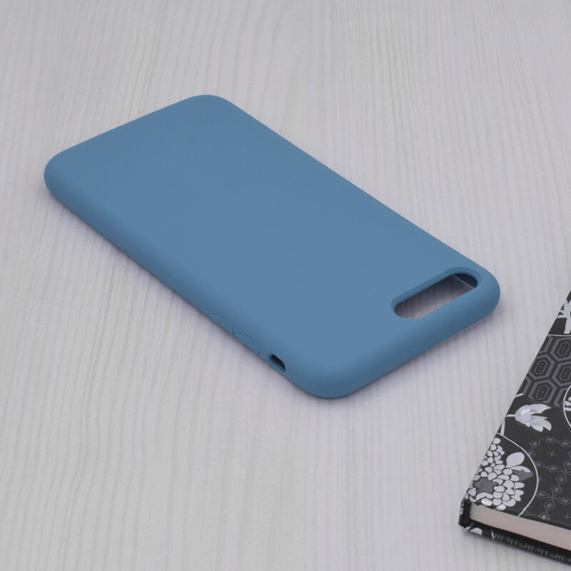 Husa iPhone 8 Plus Techsuit Soft Edge Silicone, albastru