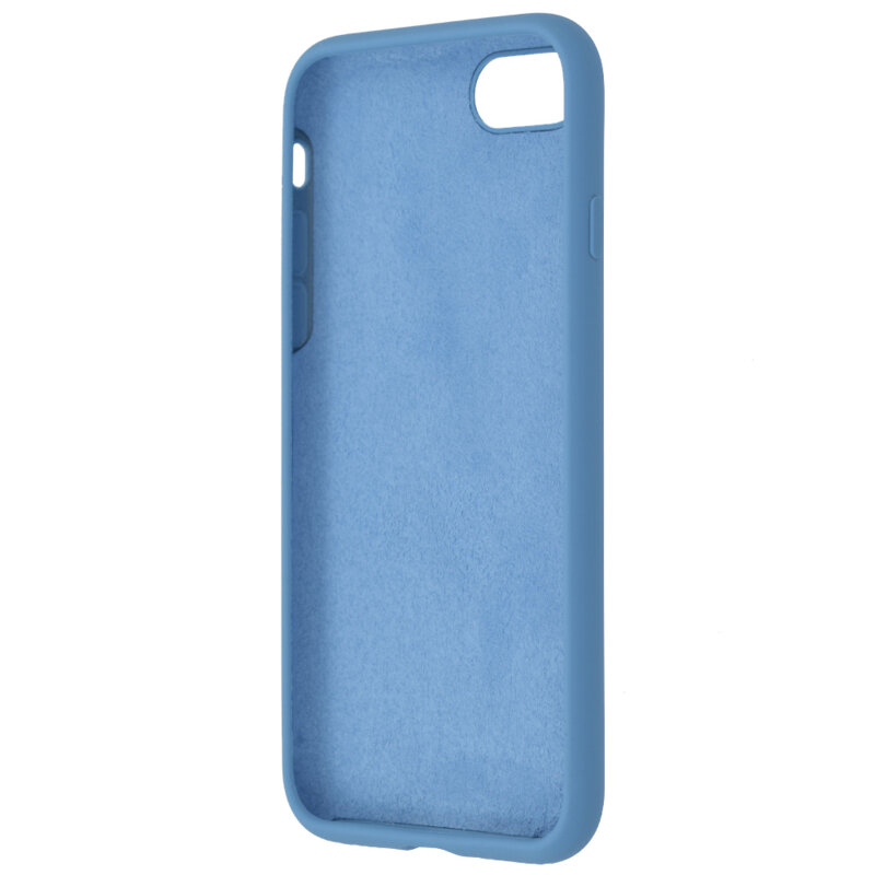 Husa iPhone SE 3, SE 2022 Techsuit Soft Edge Silicone, albastru