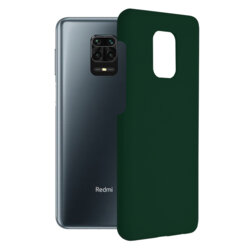 Husa Xiaomi Redmi Note 9 Pro Max Techsuit Soft Edge Silicone, verde inchis