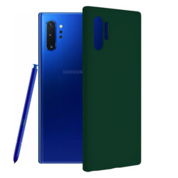 Husa Samsung Galaxy Note 10 Plus 5G Techsuit Soft Edge Silicone, verde inchis