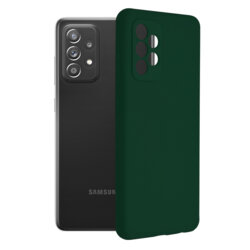 Husa Samsung Galaxy A72 5G Techsuit Soft Edge Silicone, verde inchis