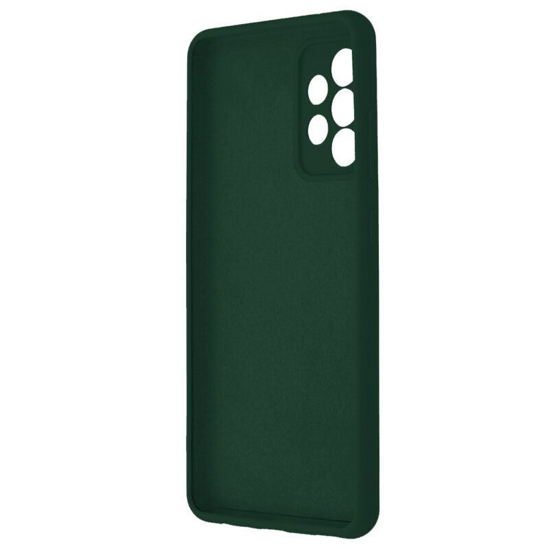 Husa Samsung Galaxy A52 5G Techsuit Soft Edge Silicone, verde inchis