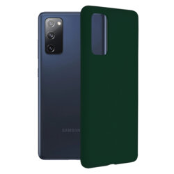 Husa Samsung Galaxy S20 FE 5G Techsuit Soft Edge Silicone, verde inchis