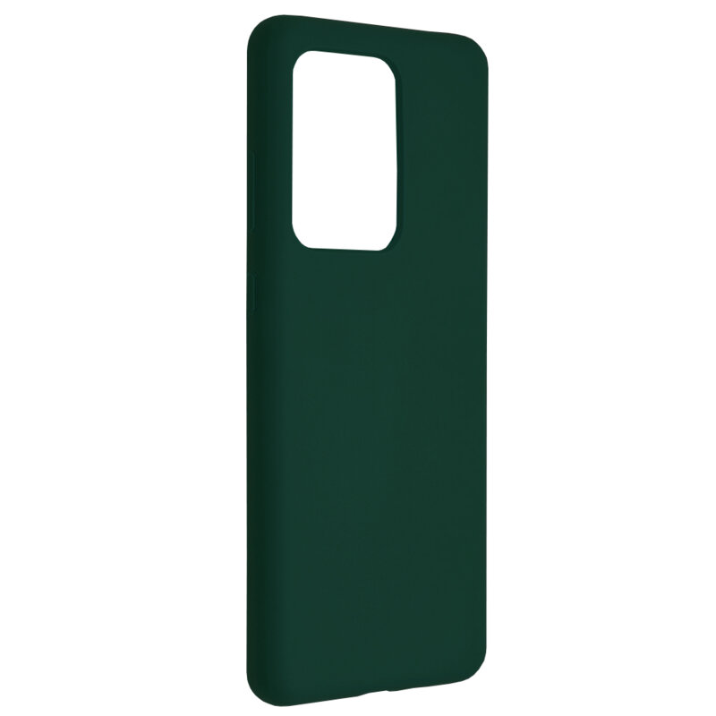 Husa Samsung Galaxy S20 Ultra 5G Techsuit Soft Edge Silicone, verde inchis