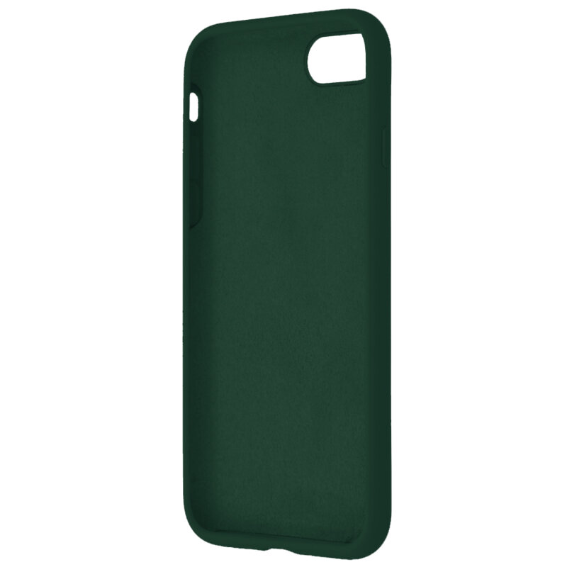 Husa iPhone SE 2, SE 2020 Techsuit Soft Edge Silicone, verde inchis